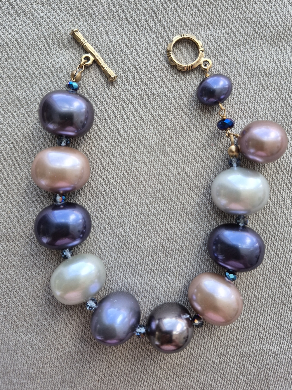 Freshwater Pearl Multi-Color Beaded Bracelet - Women Jewelry